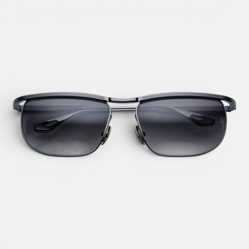 Sunglasses - Jacques Marie Mage Melville Black-zoom-