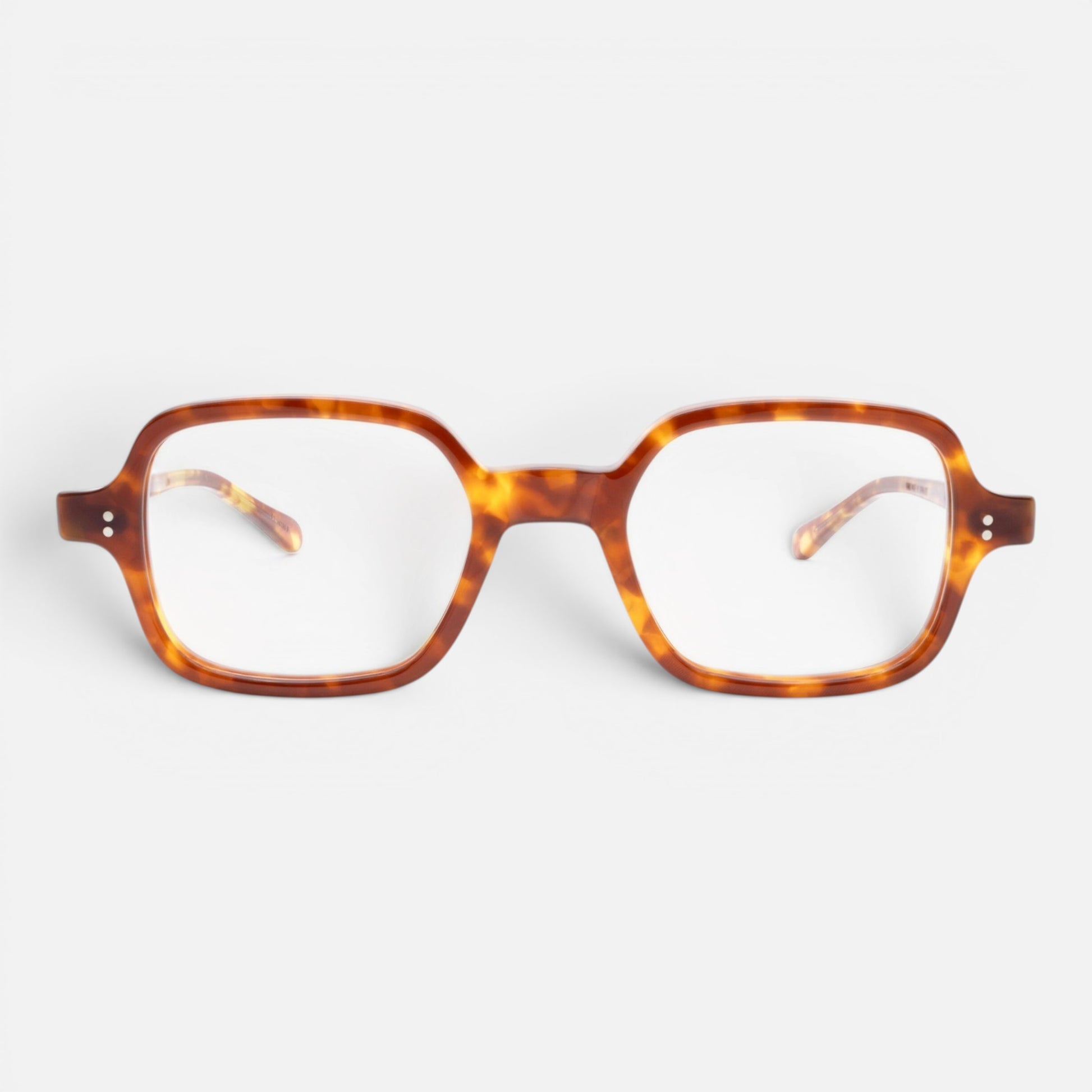 Eyeglasses - Julius Tart Optical T-square Light Tortoise-1